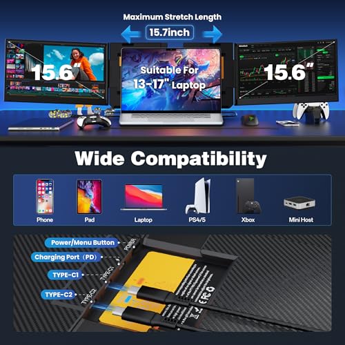 CIDETTY 15.6" P7 FHD 1080p 60Hz IPS Monitor