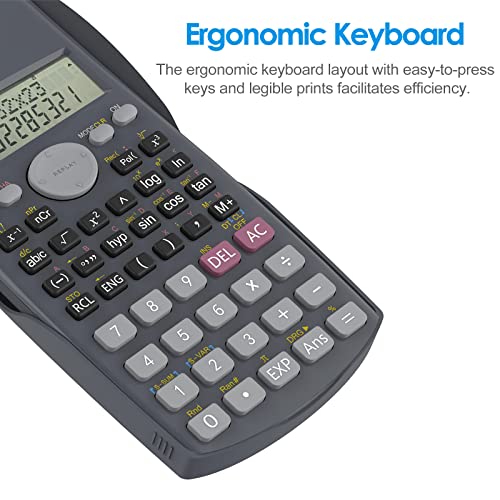 Helect 0.63" x 0.33" H-1002- LCD Engineering Scientific Calculator