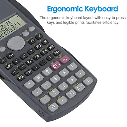 Helect 0.63" x 0.33" H-1002- LCD Engineering Scientific Calculator