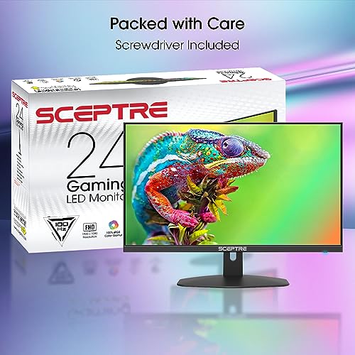 Sceptre 24 Inches E248W-FW100T.A1 FHD 1080p 100Hz LED Monitor
