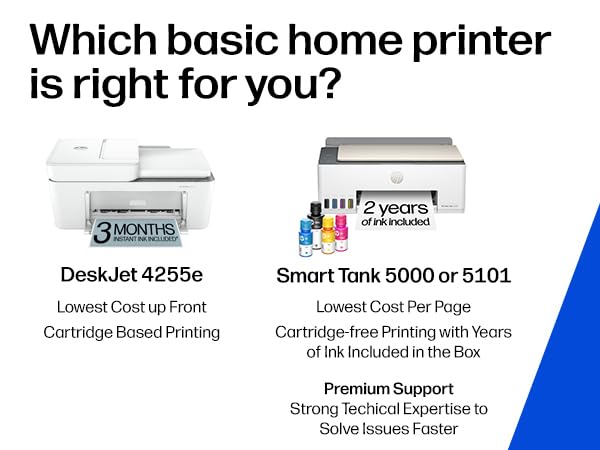 HP DeskJet 4255e Wireless All-in-One Inkjet Printer, 1200 x 1200 DPI, Color, Single Band Wi-Fi