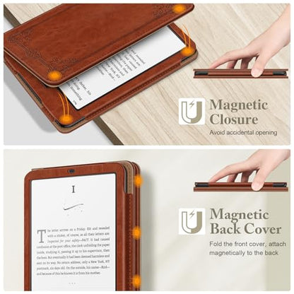 Fintie 7" Kindle Paperwhite Case EKAZ004 - Auto Sleep/Wake, Lightweight, Vintage Brown