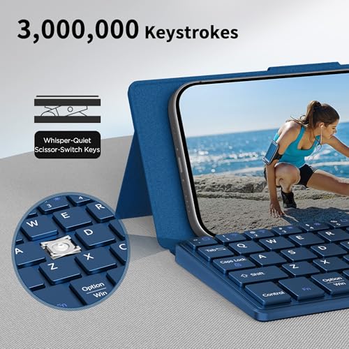 CACOE 76.77" L x 37.4" W x 6.69" H Multi-Functional Bluetooth Foldable QWERTY Keyboard Model X62