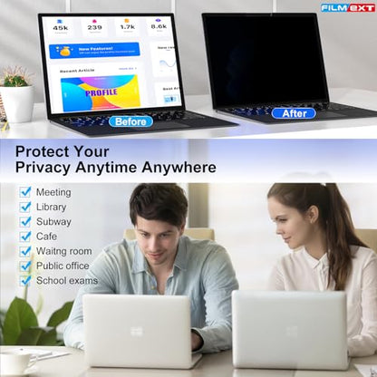 FILMEXT 13.8" SF2501 Anti-Spy Privacy Screen Protector for Microsoft Surface Laptop 2036/2107