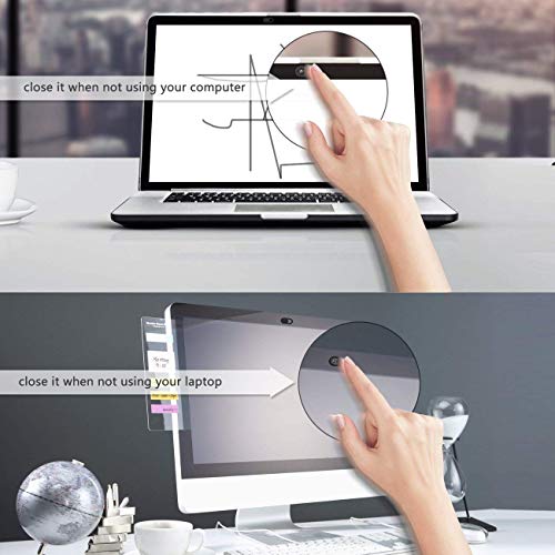 EYSOFT 5 Black B075FCNF4B Webcam Cover | 0.022" Thick | Durable | Webcam Cover Category