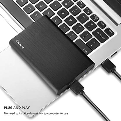 Caraele 500GB HDD03-500GB External Hard Drive USB 3.0 5400RPM 2.5-inch Portable Storage