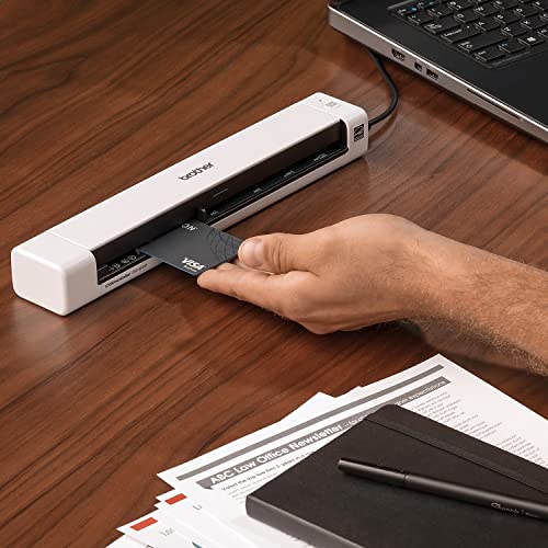 Brother 1.99"D x 11.9"W x 1.45"H Compact DS-640 Mobile Scanner 300 DPI