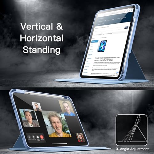 JETech 10.9-inch 3181H Case with Rotating Stand and Stylus Holder