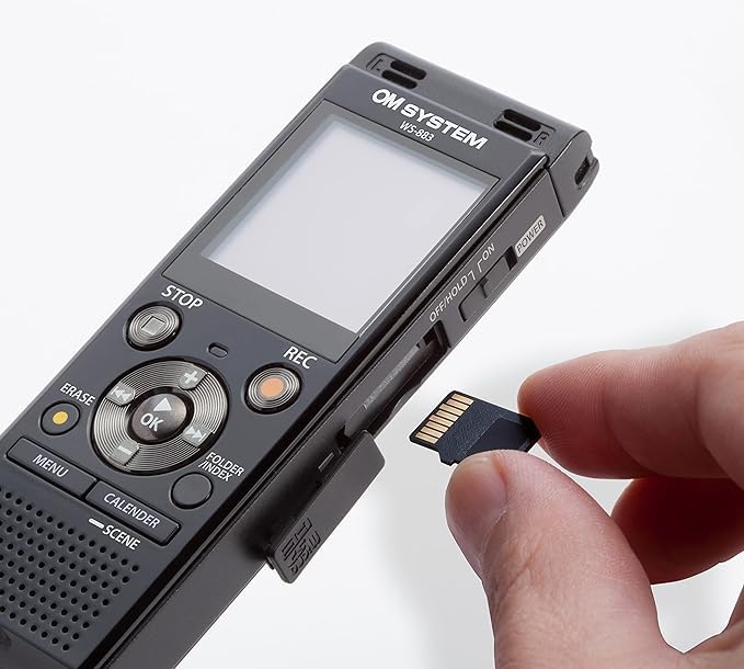 OM SYSTEM WS-883 32GB USB 2.0 Digital Voice Recorder
