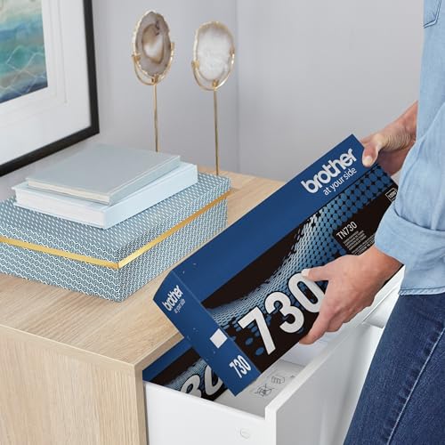 Brother TN730 Standard Yield Toner Cartridge, 1200 Pages, Black, DCP-L2550DW, HL-L2350DW, MFC-L2710DW