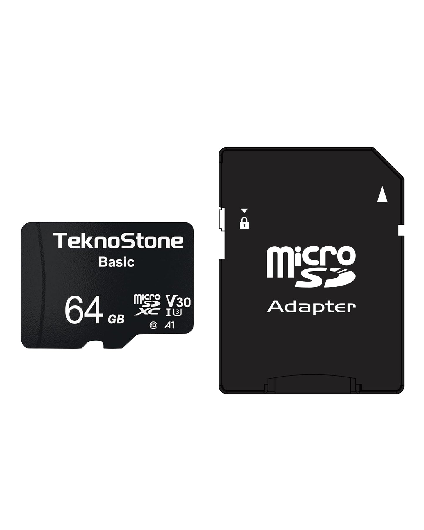 Teknostone 64GB Micro SDXC Flash Memory Card UHS-I Class 10 90MB/s Read 50MB/s Write