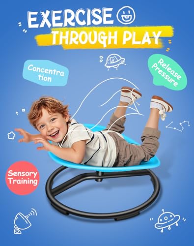 FERUERW Kids Swivel Chair, Model Number: Sensory Toy Chair for Kids, 220LBS Weight Capacity, Indoor Use, Spinning Chair for Autistic Children