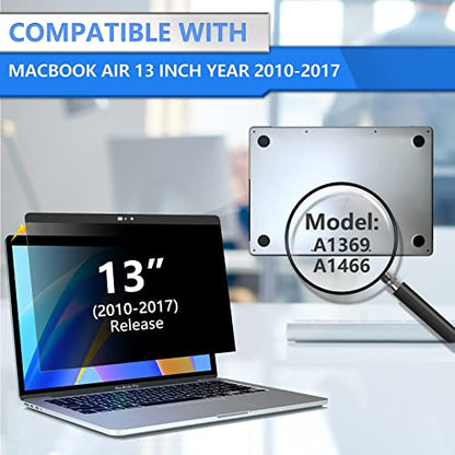 ZOEGAA 13.3 Inch Privacy Screen MacBook Air Model A1369 A1466 Anti-Spy Filter