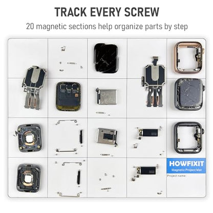 HowFixit 10.04 x 9.76 x 0.87 inches Mat for Electronic Component Organization