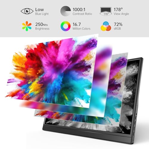 Yxk 15.6 Inch Y1562 1920 x 1080 FHD 60 Hz LCD Monitor