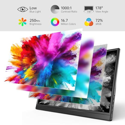 Yxk 15.6 Inch Y1562 1920 x 1080 FHD 60 Hz LCD Monitor