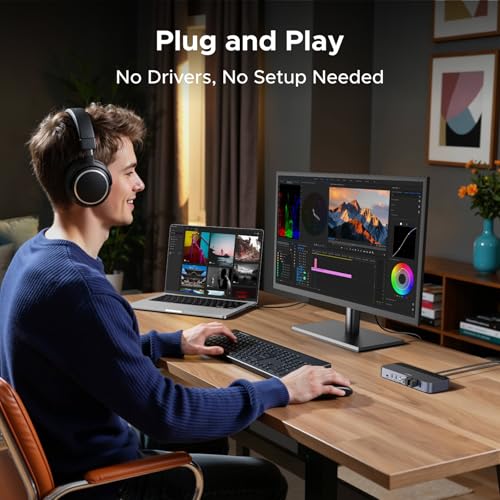 UGREEN 2-in 7-Out USB 3.0 Switch 75086 USB Hub