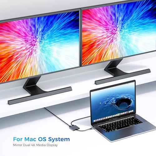 HCCBM USB C to Dual HDMI Adapter Model HCC-022