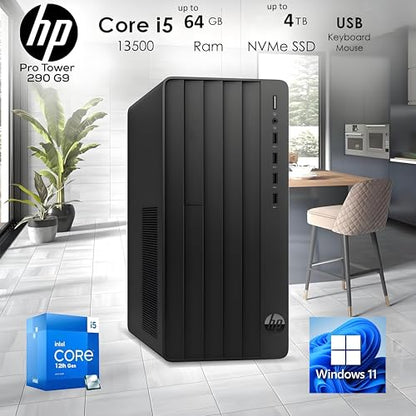 HP 290 G9 Pro Tower Desktop PC i5-13500 32GB 1TB SSD Windows 11