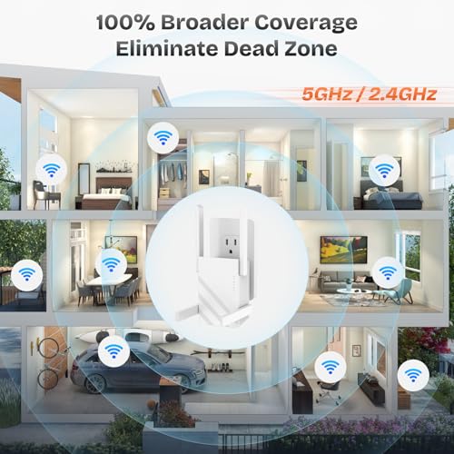 FjUoLzgK M-A30 1.2Gbps WiFi Extender Dual-Band 5GHz White