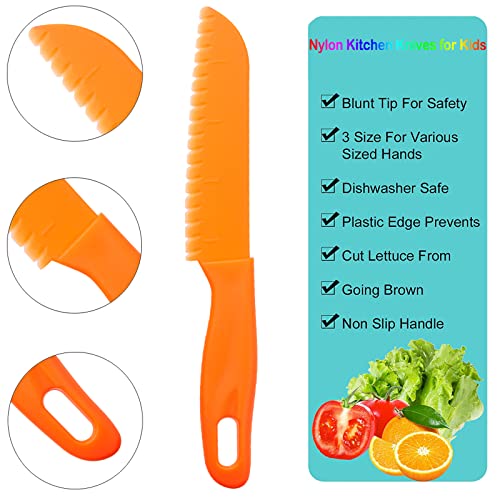 FACATH 6.0 Count SLD-06 Plastic Kitchen Knife Set