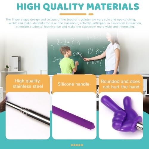 Bagentry 8.26 x 7.48 x 0.59 inches YDBUS20240123027 Teacher Pointer Set Classroom Aid