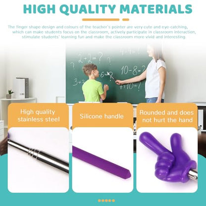 Bagentry 8.26 x 7.48 x 0.59 inches YDBUS20240123027 Teacher Pointer Set Classroom Aid
