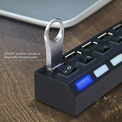 Parts Express 7-Port USB 2.0 Hub Model 689421