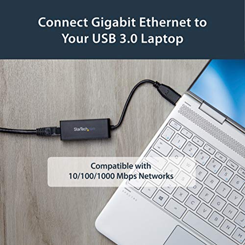 StarTech USB 3.0 to Gigabit Ethernet NIC Adapter USB31000S 1 Gigabit Ethernet Adapter