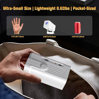 XENPONAD Portable Mini Projector N6-2026 1280x720 260 Lumen LED Projector