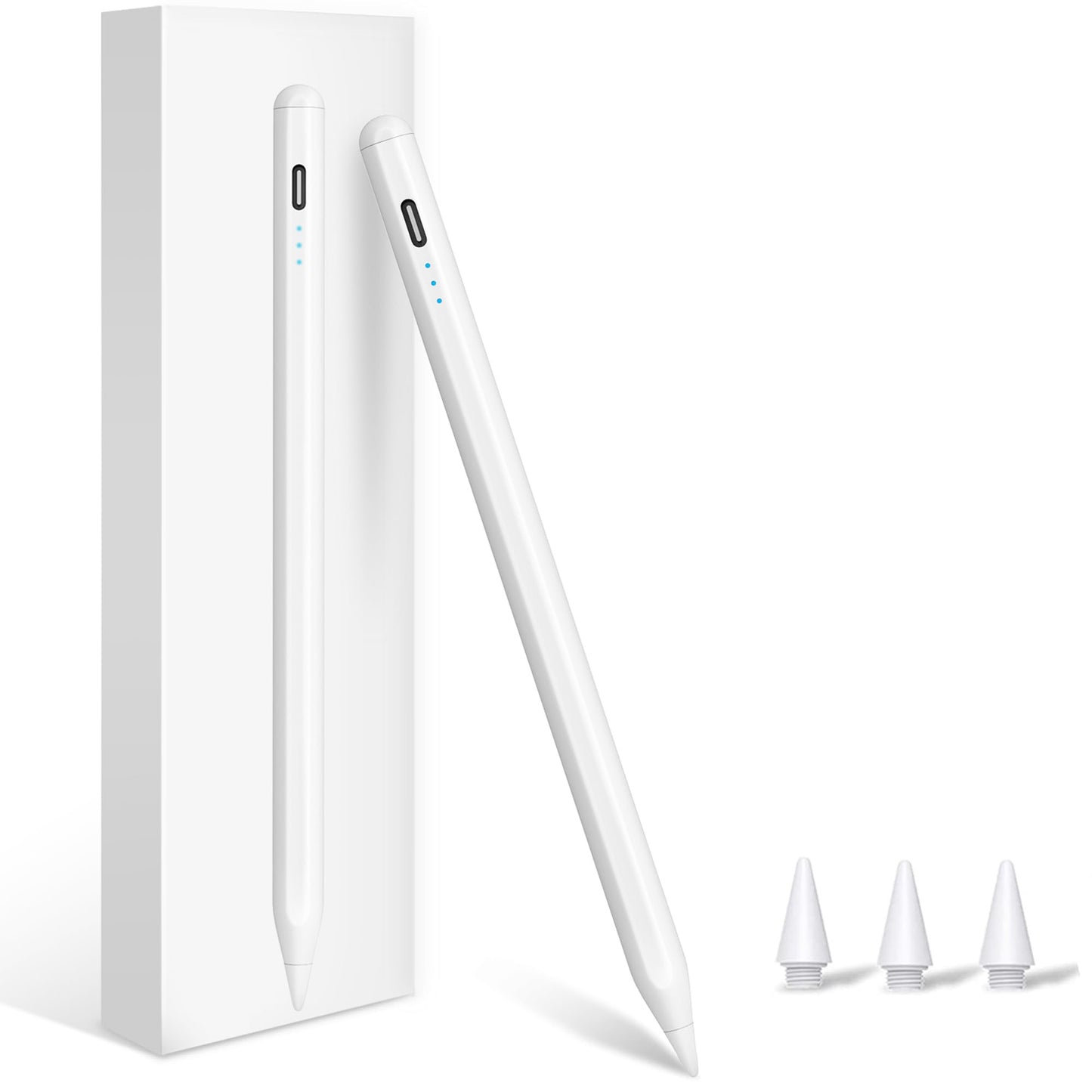 XIRON 1 Count Stylus Pen for iPad A16 11th-6th Gen 1.5mm Tip Palm Rejection