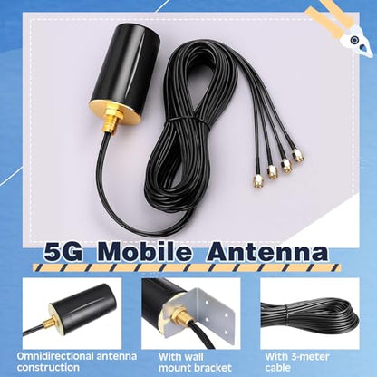 FairySandy 5 Pcs Coaxial Antenna QIA-FairySandy-1061 6000 MHz Indoor Outdoor SMA