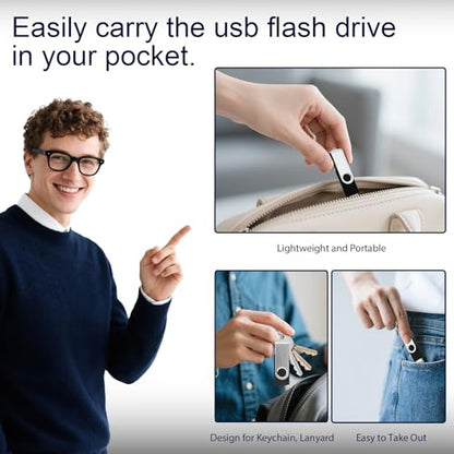 IMEASON 16GB USB 2.0 Flash Drive YMSFD01 Black