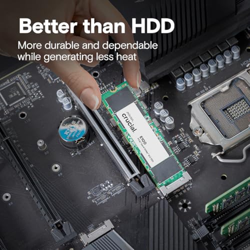 Crucial 1TB CT1000E100SSD8 NVMe M.2 PCIe 4.0 Internal SSD