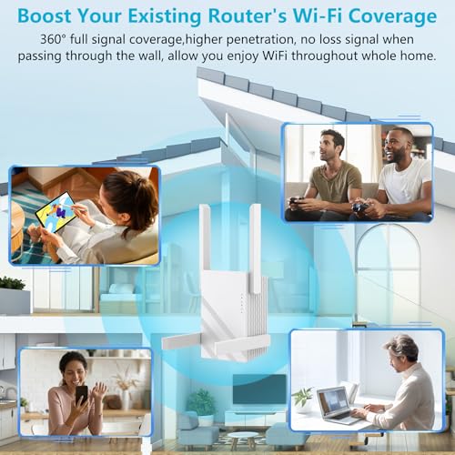Suirrsaze 1 Count M-A30 1200 Mbps Wireless Dual Band WiFi Repeater
