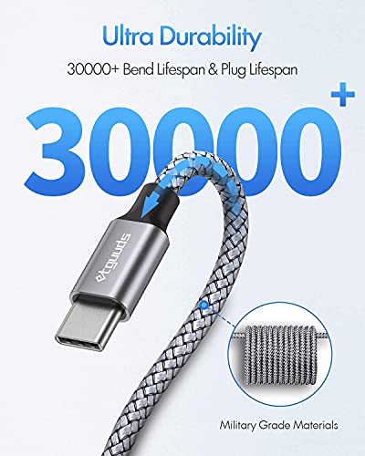 etguuds 3 Feet TC-CTC21 60W USB C to USB C Charging Cable