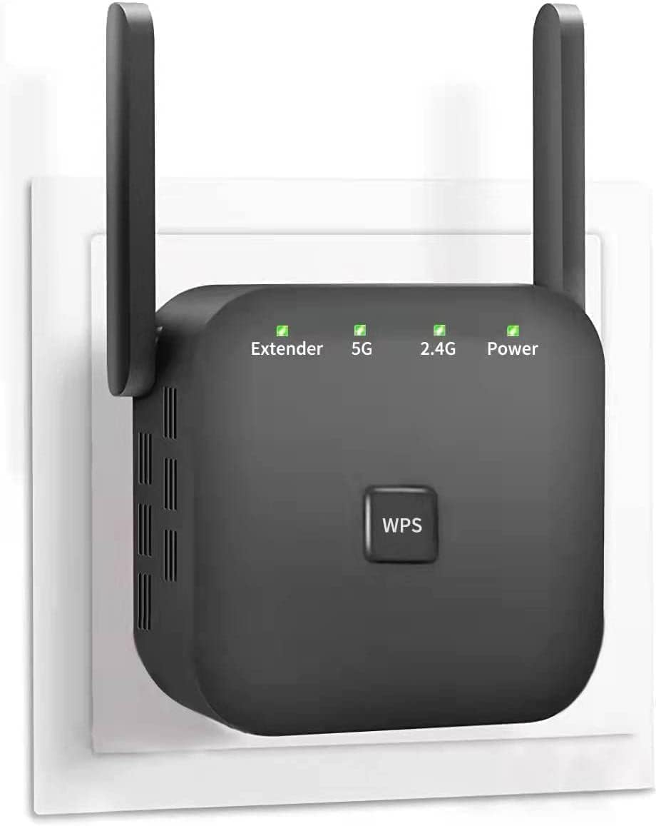 Generic WiFi Extender 10000 sqft 60 Devices 2 Antennas Ethernet