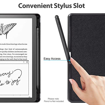 CoBak Case for Kindle Scribe 10.2 inch Fabric Textured Waterproof Cover Design