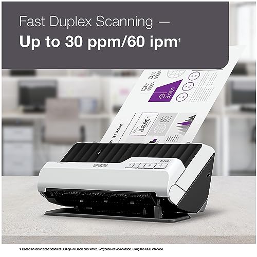 Epson 7.9" x 11.7" DS-C330 300 DPI Document Scanner