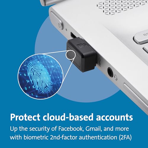 Kensington 0.8 x 0.6 x 0.4 inches USB-A Fingerprint Key Reader K67977WW