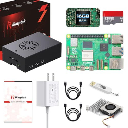 iRasptek 16GB 128GB Cortex A7 2.4GHz Linux Windows Desktop Barebones