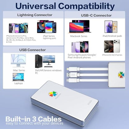 iDiskk 2TB iDiskk-PD01-2TB USB 2.0/3.0 External Hard Drive