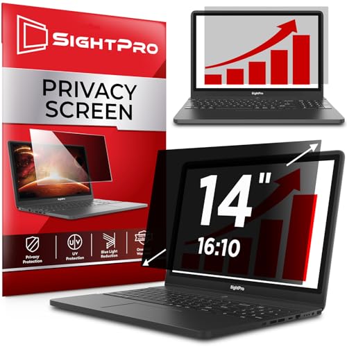 SightPro 14 Inch SP-PSB1411610 Anti-Glare Laptop Privacy Filter