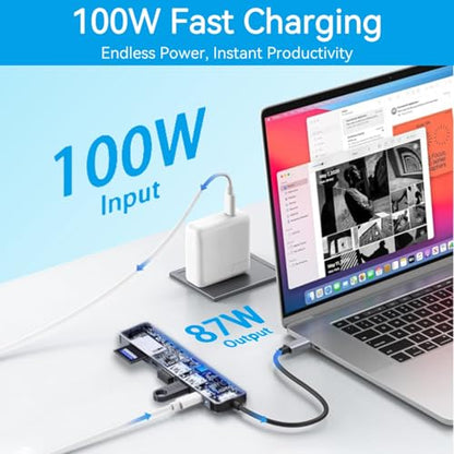 Luonanava USB C Hub 7 Ports 4K HDMI 5Gbps USB 3.0 DE-HDMI-005
