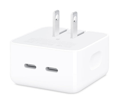 Apple 2.76 x 1.18 x 3.31 inches MW2H3AM/A Dual USB-C Port Power Adapter