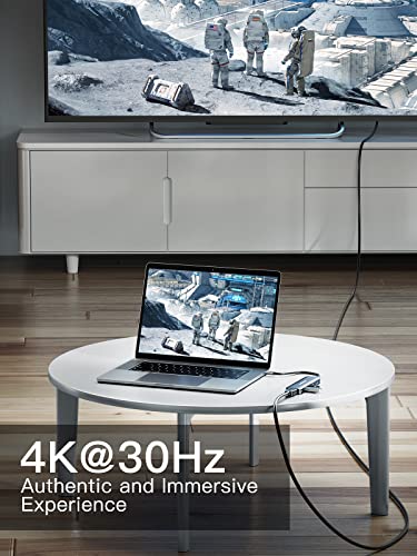 DockteckExpand 5 IN 1 DE0004 USB C Hub 4K HDMI 100W Power Delivery 5 Ports