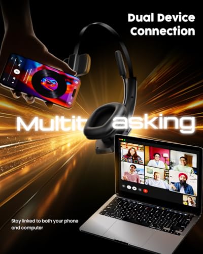 OTYHVV DH16 Bluetooth Headset 32 Hours Battery 20 Hz-20 kHz On Ear Wireless