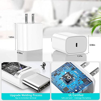 Sunrson 20W USB Type C Fast Charger GW-20PD301U - White - 110V Input - 3A Output