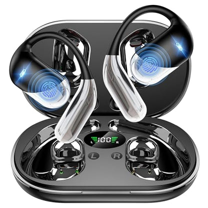 Paekole 1 Count YYK-Q16H7 2-Way Translation Earbuds Matte Black
