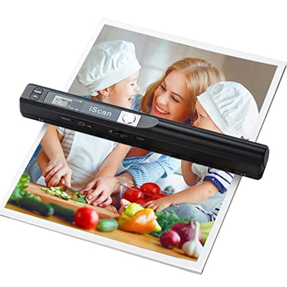 Hczrc Handheld Portable Scanner Model Hczrc-1 900 DPI USB Document Scanner